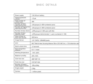 Khóa cửa thông minh đa chức năng nhận diện khuôn mặt 3D Golden Security 2025 tích hợp camera video cho cửa gỗ - Product Image 4