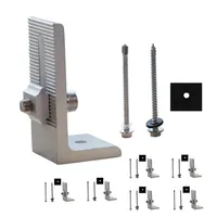 Support de montage solaire à prix d'usine Structure solaire en L pour pied en L