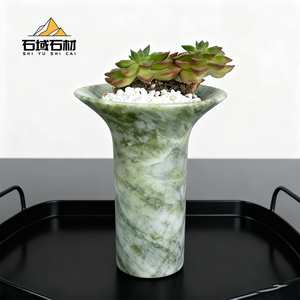 Meilleures ventes : Pots de fleurs en marbre, écologiques, durables, modernes, pour la maison, le bureau, prix de gros, style élégant, pour table de mariage - Product Image 1