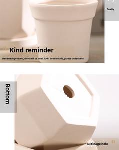 P231 Mini macetas pequeñas de arcilla terracota Cactus macetas de cerámica macetas suculentas con agujeros de drenaje - Product Image 3