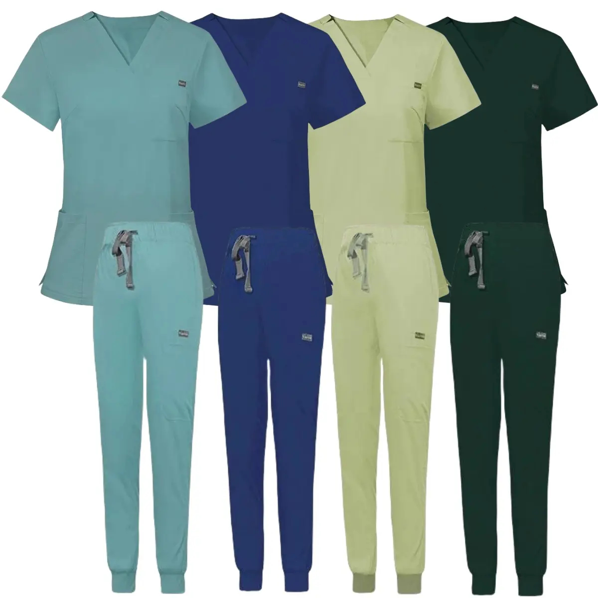 4 way stretch unique clearance conjuntos de uniformes scrubs uniforms sets for muslim women