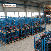 Cage en maille pliable et empilable sur mesure pour entrepôt, adaptée aux palettes Euro