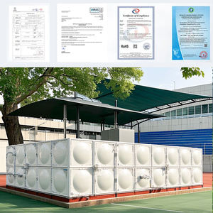 Réservoir d'eau en fibre de verre à panneaux boulonnés, grande capacité, haute durabilité, réservoir d'eau rectangulaire en fibre de verre - Product Image 6