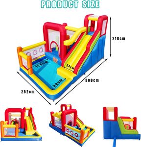 Combo de Inflables de Vinilo Comerciales de Lujo, Piscina de Pelotas, Alquiler de Casa de Brinco para Fiestas, Uso Residencial Interior/Exterior, Personalizable - Product Image 2