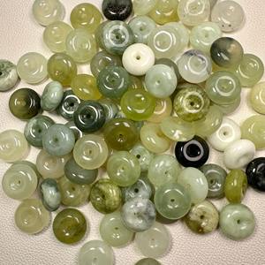 Pendentif Colliers 1 pcs/<span class=keywords><strong>lot</strong></span> <span class=keywords><strong>Bijoux</strong></span> Artisanat Naturel Xiuyu Vieux Jade Antique Poignée Exquise Boucle De Sécurité Collection - Product Image 4