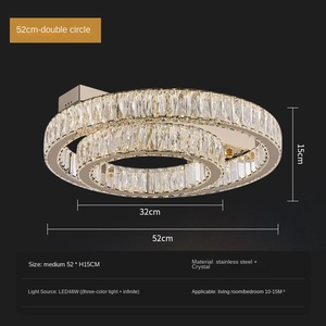 ไฟเพดาน LED ติดเพดานแบบกลมสำหรับตกแต่งบ้านห้องนอนห้องนั่งเล่นทันสมัย - Product Image 4