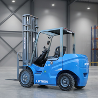 Chariot élévateur contrepoids électrique au lithium Liftron série DE 2T, grue de levage CPD20 80V pour stockage pharmaceutique