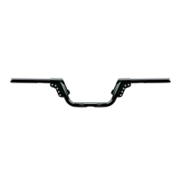 Acelerador electrónico (Throttle-by-Wire) para motocicleta, ajustable en altura de 5.5 pulgadas, con abrazadera de 1 pulgada y estilo de cable.