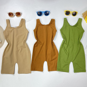Combinaison courte pour filles de 6 mois à 16 ans, vêtements pour bébé fille, combinaison une pièce, vêtements d'été pour enfants, shorts pour fillettes - Product Image 1