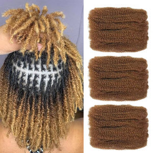 Offre Spéciale Cheveux à Tresser en Vrac Afro Crépus <span class=keywords><strong>de</strong></span> 12 Pouces, Extensions en Vrac pour <span class=keywords><strong>Tresses</strong></span> au Crochet Afro Twist Printemps, Faux Locs pour Femmes Africaines - Product Image 1