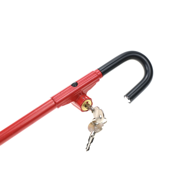 YH1954 Car Steering Wheel Retractable Lock with Hook Throttle Clutch Lock - Anti-Theft Device