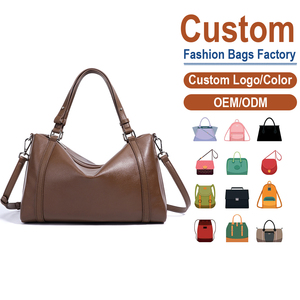 Sac fourre-tout quotidien en cuir pleine fleur lisse, bandoulière amovible, vente en gros directe usine, sac à bandoulière décontracté polyvalent - Product Image 1
