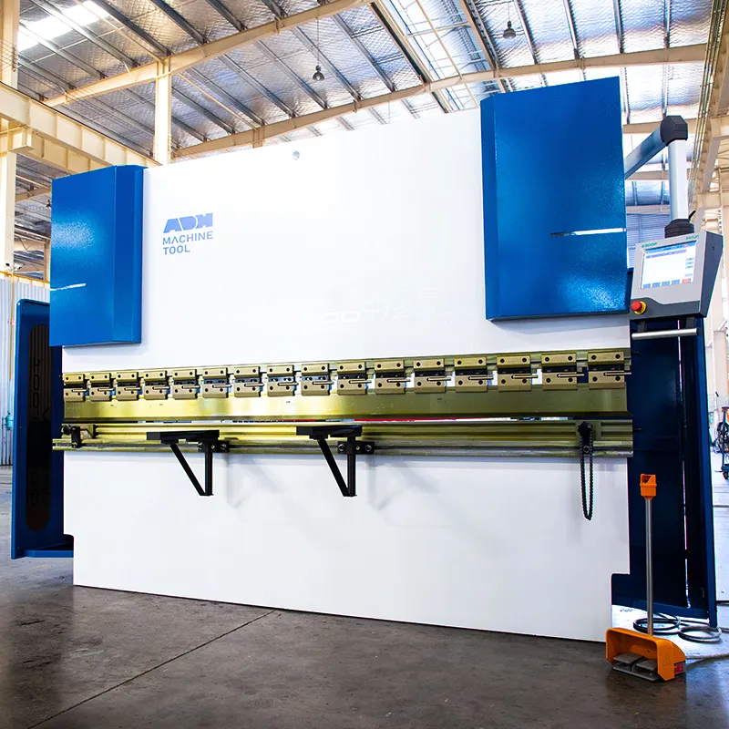 סדרת WC67E 100 טון 3200 10 20 רגל מכונת כיפוף מתכת מתכת NC CNC בלם לחץ הידראולי