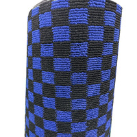 Tapis de sol pour voiture, accessoires pour tapis de sol, tapis de sol classiques antidérapants à motif à carreaux pour BMW E46 00-04