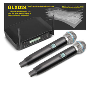 Hot Selling Professional Collar Dynamic <b>Microphone</b> <b>Wireless</b> Portable Handheld Metal Mic Dynamic Cordless Mic for Communication - Product Image 4