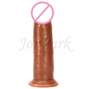 Joypark 7.88 Inch Realistische Penis Voelt Als Huid Enorme Zuignap Anale Glijdende Voorhuid Dildo 'S Voor Vrouwen Vloeibare Siliconen Dildo - Product Image 2