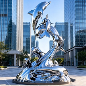 Sculpture d'art en acier inoxydable K05, statue personnalisée d'usine, décoration artistique moderne minimaliste DK ART DECOR FURNITURE pour - Product Image 6