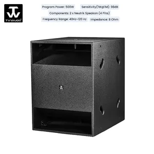 Subwoofer de 18 polegadas 500w, subwoofer para sistema de teatro doméstico