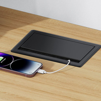 Prise de courant électrique escamotable pour table de conférence, prise de courant escamotable intégrée, prise de courant USB de bureau