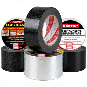 Bande bitumineuse autocollante recouverte d'aluminium |   Imperméable et résistant aux UV |   Scellant permanent pour toitures, gouttières, tuyaux et réparations extérieures - Product Image 1