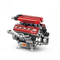 Reobrix 33015 2025 Nouveau Moteur V8 Électrique Mécanique Intelligent à Assembler – Modèle Cadeau d'Anniversaire – Figurine et Ensembles de Blocs de Construction