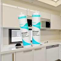 Scellant en silicone acétique à usage général RUNTAI pour fenêtres en verre et applications de construction