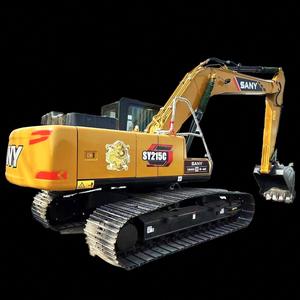 Excavadora de cadenas Sany SY215C usada, 20 toneladas, marca china, con motor de 400 horas, para inspección con informe y video. - Product Image 1