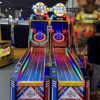 Tournesol Amusement Machine à jetons Machine de jeu de rachat Alley Ball Sport 2 joueurs Jeu d'arcade boule de bowling Billets