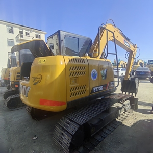 Excavatrice SANY 75c Pro pour travaux d'ingénierie et de construction, godet de 7,5 tonnes, cylindre hydraulique de 0,25 m³, moteur de 42 kW de marque Cat, d'occasion - Product Image 5