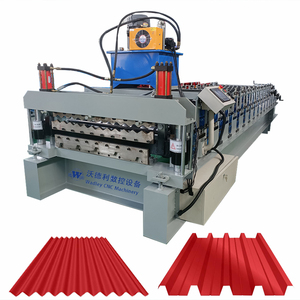 Metal Wall Roofing <b>Sheet</b> Double Layer Roll Forming Machine Iron Metal <b>Sheet</b> Making Roll Forming Machine - Product Image 2