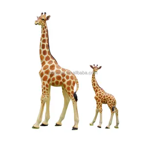 Affordable Giraffe Animal Wedding Party Backdrop Prop Photographic Studio Rental Highly Realistic Fiberglass Life Size Sculpture