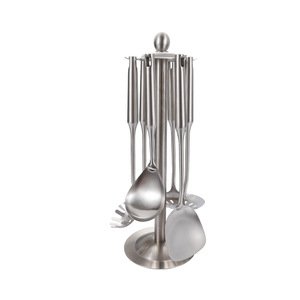 Ensemble d'ustensiles de cuisine en acier inoxydable Platinum Treasure : Ensemble de six pièces (Tube rond, Isolation thermique) - Vente en gros - Product Image 5