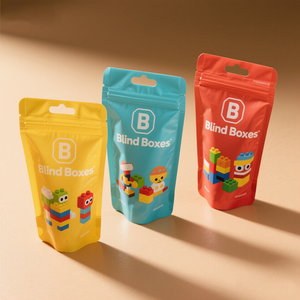 Mylar çantalar 3.5g koku geçirmez özel metalik kese oyuncak ambalaj gizem kör kutu çanta standı up fermuarlı kese - Product Image 6