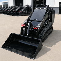 Mini Pale Cingolate Caricatrici ad Alta Qualità, Caricatore Frontale, Trattore Skid Steer Idraulico, Piccole Pale Gommate in Vendita