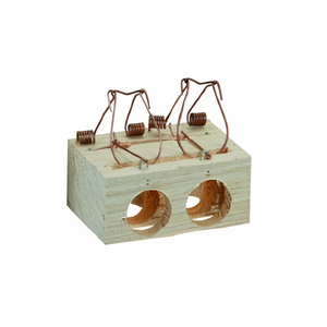 Trappola per topi con 2 fori, media, 12,5x8,5x6 cm (Sauvic 5252) - Product Image 2