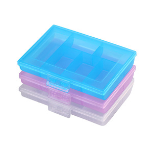 Square Portable Plastic Pill Box Mini Pill Dispenser Box Case Organizer