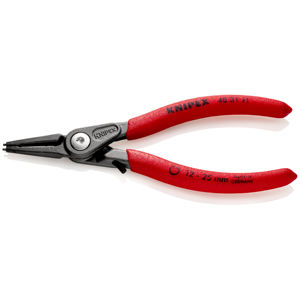 KNIPEX 48 31 J1 Precision Circlip <b>Pliers</b> for internal circlips with holes and locking mechanism - Product Image 1
