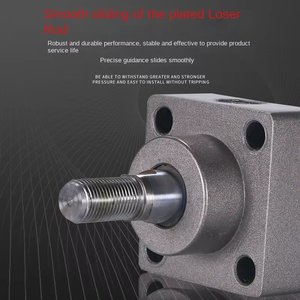 Cilindro Idraulico a Doppio Effetto Leggero MOB63, Alesaggio 50mm, Corsa 1000mm, 2 Tonnellate per Macchinari - Product Image 5