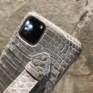 YUBO LEATHER Shiny Croco Dile Case para iPhone 11-16 Pro Funda de cuero genuino para iPhone Custom Cover - Product Image 5