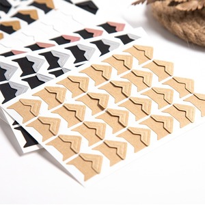 24 coins <span class=keywords><strong>photo</strong></span> autocollants <span class=keywords><strong>pour</strong></span> scrapbooking, albums, journaux intimes et organisateurs de diaries DIY - Product Image 3