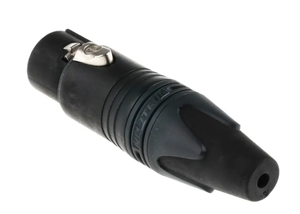 Conector Neutrik NC3MXX-B para XLR <span class=keywords><strong>Triple</strong></span> Core Suizo, <span class=keywords><strong>Macho</strong></span>, Negro, Chapado en Oro, Balanceado; Conector Hembra NC3FXX-B <span class=keywords><strong>Triple</strong></span> Core - Product Image 4