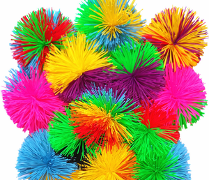 Stretchy Sensory Colorful Silicone Fluffy <strong>Ball</strong> Juggling Bouncy Stringy Silicone Koosh <strong>Ball</strong> Stress Relief Monkey Stringy <strong>Ball</strong> - Product Image 1