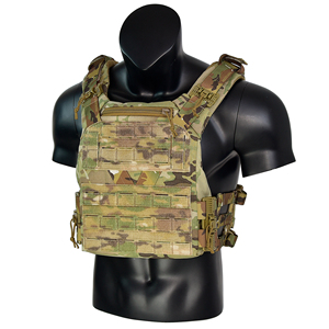 Israëlische ES-K1226 stijl V-vormige plaatdrager tactisch vest met snelontkoppelingsmolle systeem, chaleco tactico MC camouflage 500D - Product Image 1