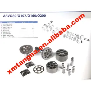 Xi Lanh Khối Ổ Trục Piston Giày Van Tấm Phí Bơm Cho Rexroth A8VO55 A8VO80 A8VO107 A8VO160 A8VO200 Thủy Lực Phụ Tùng