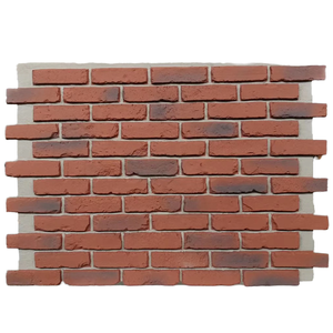 Không thấm nước và chống cháy Faux tường gạch trượt Bảng điều khiển gỉ Đỏ Nhân Tạo phải đối mặt với gạch cho bên ngoài gạch đỏ gạch - Product Image 1