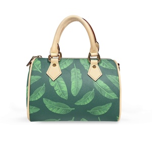 Ventes directes d'usine personnalisé Aloha hawaïen feuille de bananier impression exquise mode femmes Portable oreiller sac impression sur demande - Product Image 2