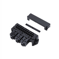 Boîtier de fusibles automobile 10 voies avec socle de relais, bloc de fusibles à lame avec couvercle de protection pour voiture, camion, camping-car
