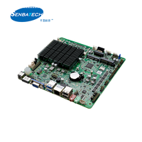 Carte mère industrielle durable personnalisable Mini-PCIE SIM M.2 SATA3.0 DDR3L J3455 haute performance