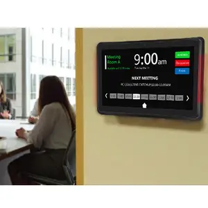 Tablet Android 10 inci personalisasi dengan lampu Led untuk Ruang Pertemuan