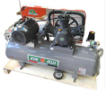 Compresseur d'air à piston refroidi par air lubrifié 220V pour machine à éplucher l'ail